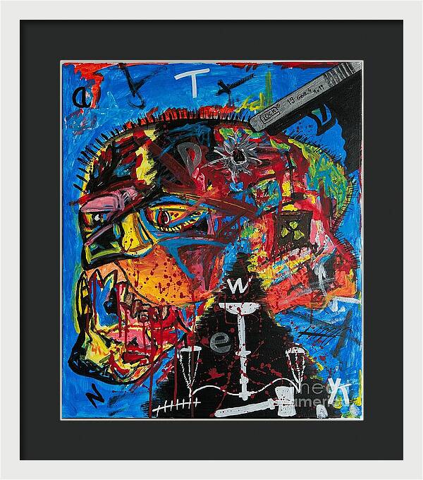 Wanted Suicide - Framed Print - Ykstreetart