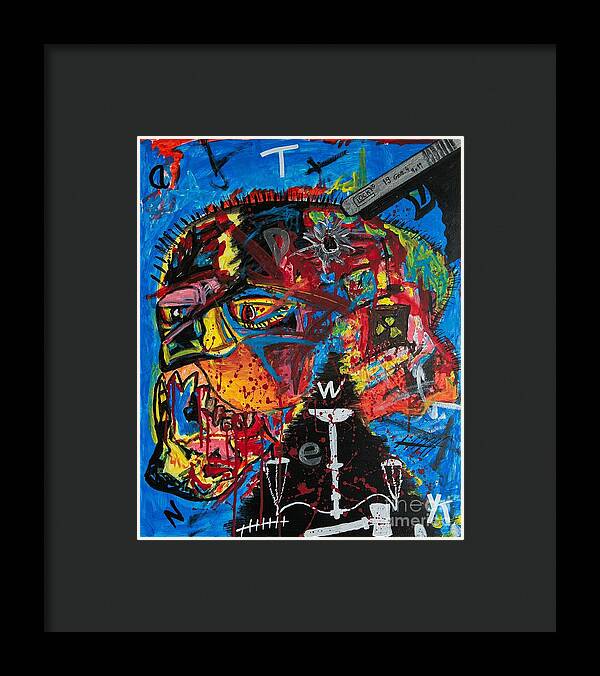 Wanted Suicide - Framed Print - Ykstreetart